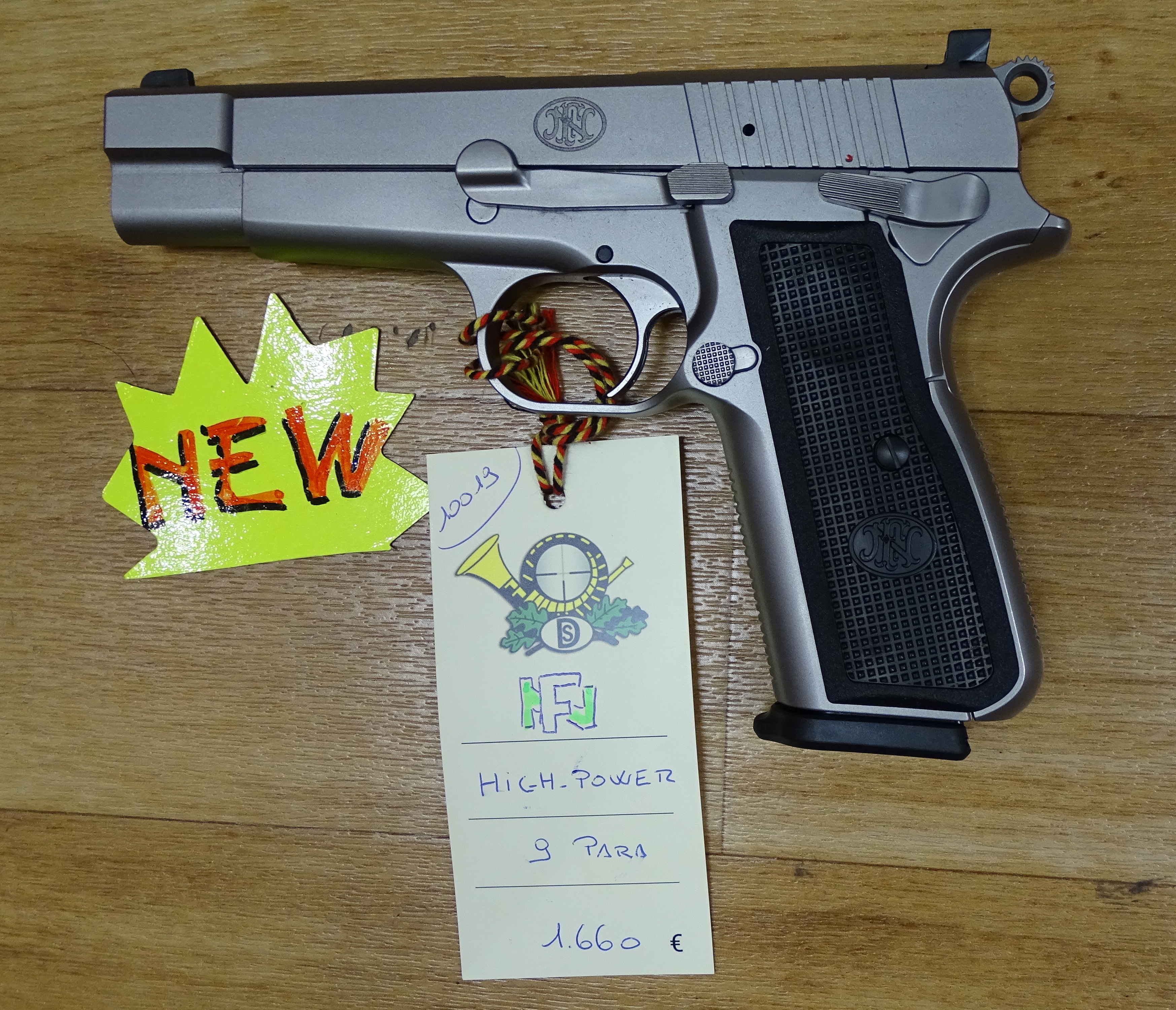 Pistolet FN High Power Stainless (GP)
